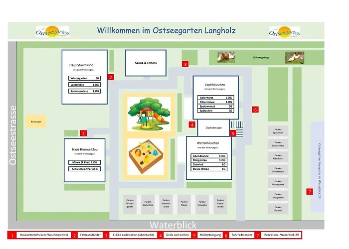 Ostseegarten Langholz - Schwalbe Bis 2 Pers Apartman Waabs